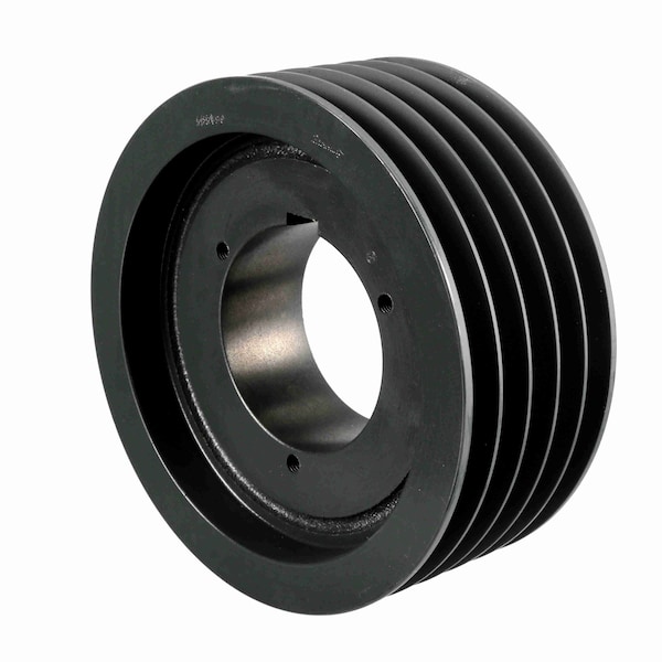5 Groove Cast Iron Bushed Bore Multiple Sheave, 5B5V90